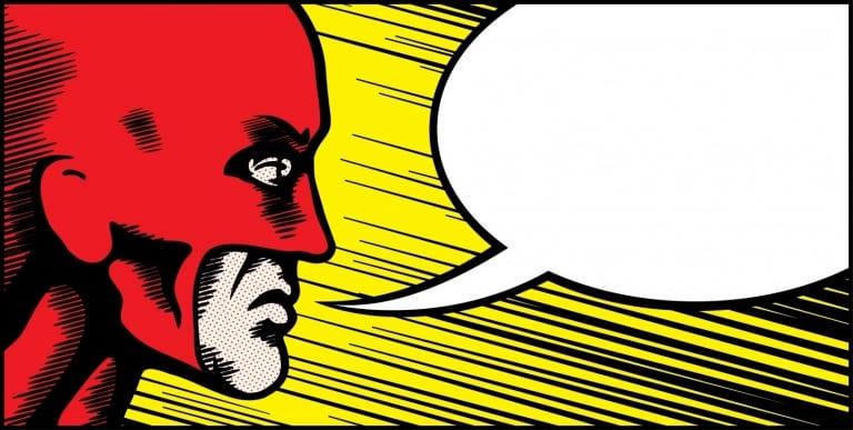 Taech English with comics