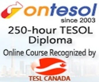 TESOL Diploma Recognized by TESL Canada