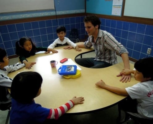 Teaching English to kindergarten kids