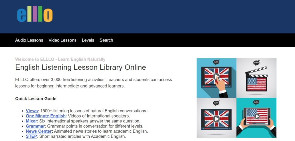 English Listening Lesson Library Online